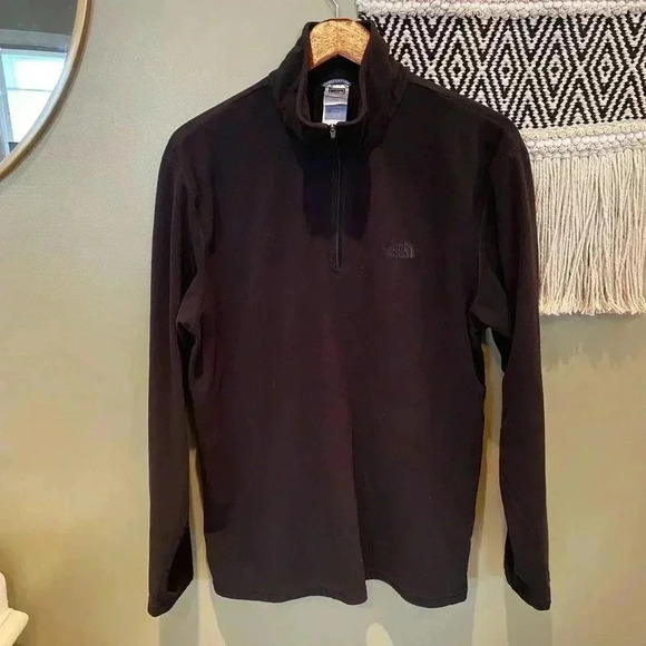 THE NORTH FACE MENS PULLOVER QUARTER ZIP FLEECE - Picture 1 of 4